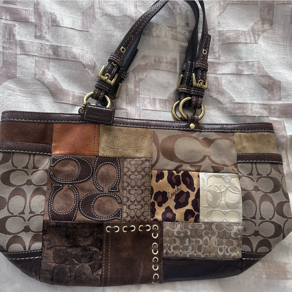 COACH Patchwork Shoulder Bag